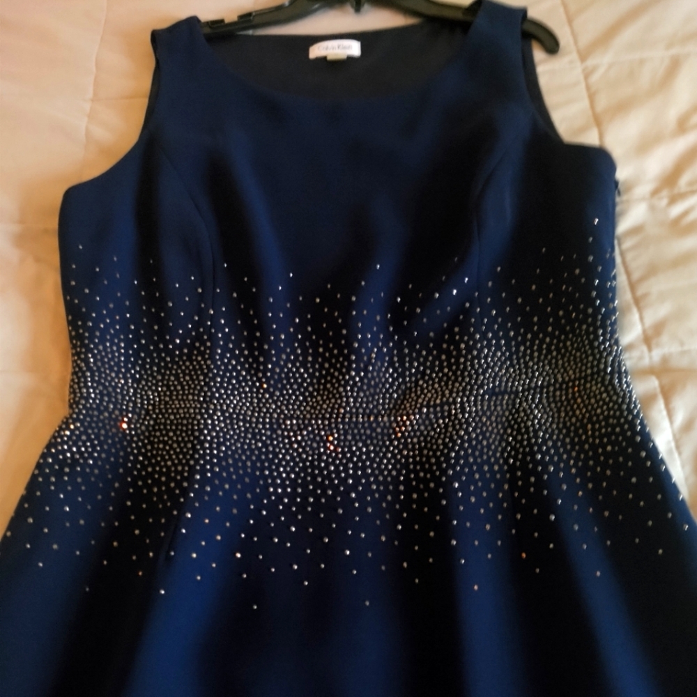 Calvin Klein navy Dress sz 12
